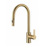 Otus Brushed Gold Pull-out Sink Mixer